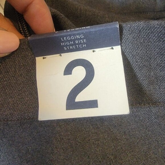 ❤️GAP Womens 2 Skinny Ponte Leggings Hi Rise Stretch Gray Elastic Dress Pant New - Picture 4 of 7